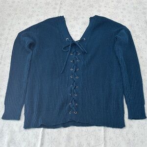 SAY WHAT? V-Neck Sweater